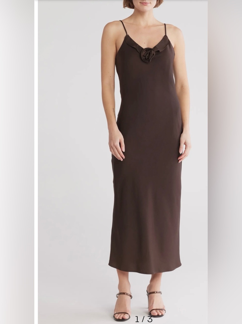 WAYF Brown Dress